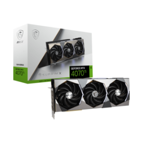 Placa video geforce rtx 4070 ti suprim x 12g  specifications model name geforce rtx™ 4070