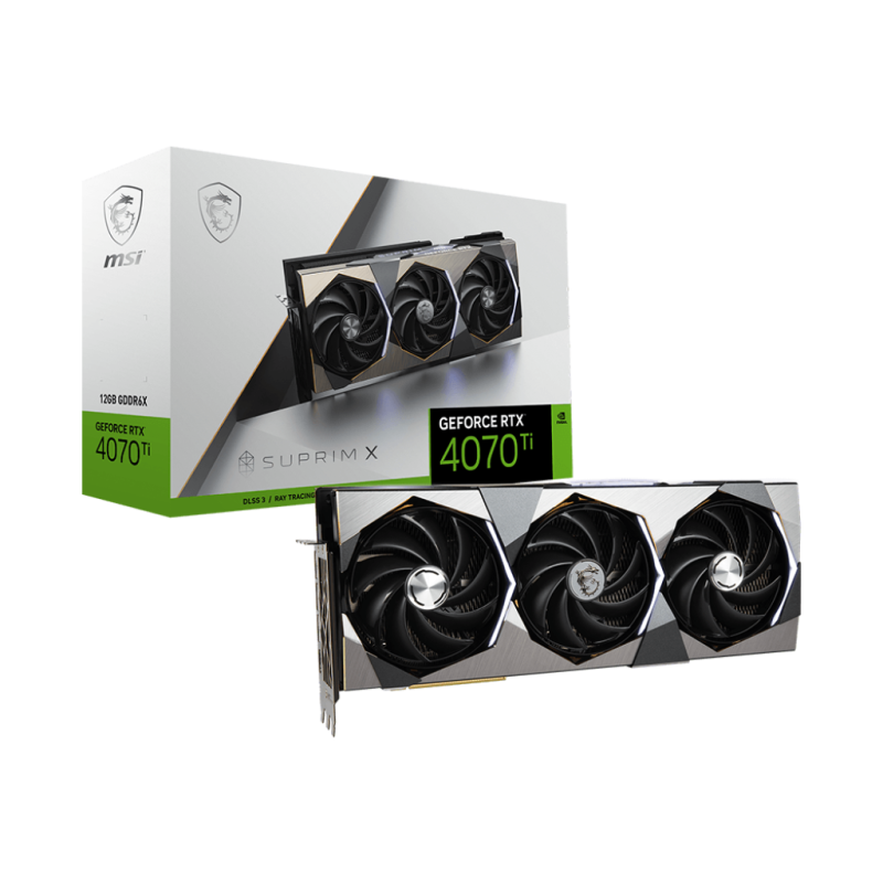 Placa video geforce rtx 4070 ti suprim x 12g  specifications model name geforce rtx™ 4070