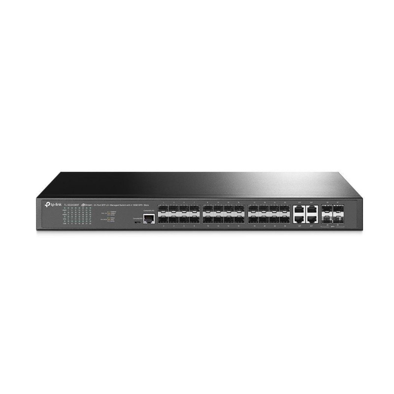 Switch tp-link tl-sg3428xf jetstream managed l2 20 gigabit sfp slots 4 gigabit rj45/sfp combo ports