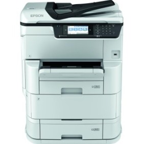 Multifunctional inkjet color epson wf-c878rdtwfc dimensiune a3 (printare copiere scanare fax) duplex viteza 25ppm alb-negru
