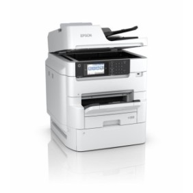 Multifunctional inkjet color epson wf-c879rdtwfc dimensiune a3 (printare copiere scanare fax) duplex viteza 26ppm alb-negru