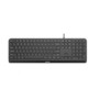 Tastatura philips spk6207 cu fir 104 taste 1.6m negru