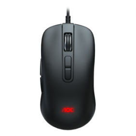 Mouse aoc gm300b usb 2.0 6200dpi 7 butoane rgb 1.8m negru