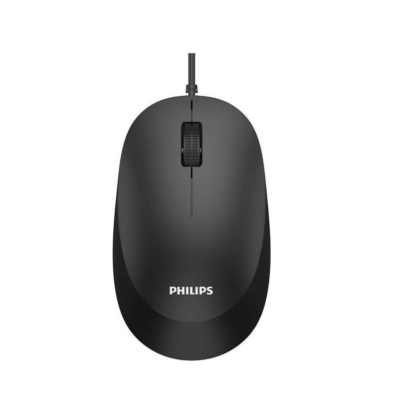 Mouse philips spk7207bl usb 2.0 optic 1000 dpi 1.5m negru