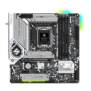 Placa de baza asrock b760m steel legend lga1700 4x ddr5 frecventa maxima 7200mhz 1x displayport