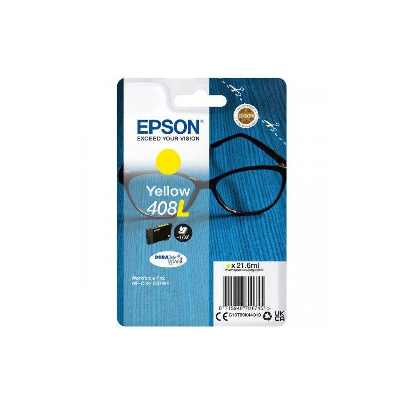 Cartus cerneala epson 408l ink tank durabrite ultra ink yellow capacitate 21.6ml 1.7k pagini pentru