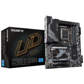 Placa de baza gigabyte z790 d ddr4 lga1700 4x ddr4 frecventa maxima suportata 5333mhz 3x