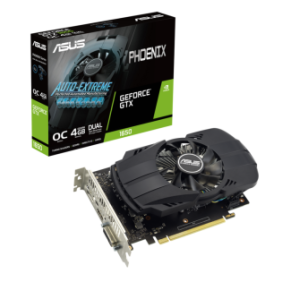 Placa video asus geforce phoenix gtx 1650 oc 4gb evo gddr6 1605mhz boost clock 128bit