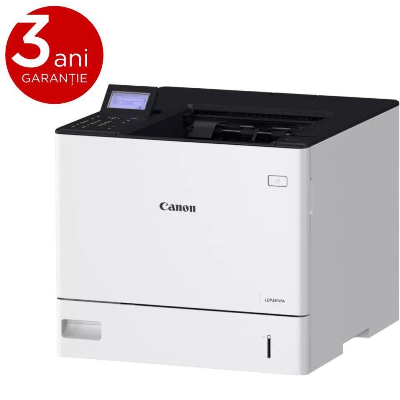 Imprimanta laser mono canon lbp361dw dimensiune a4 duplex viteza imprimare max 61ppm rezolutie 1200x1200dpi memorie