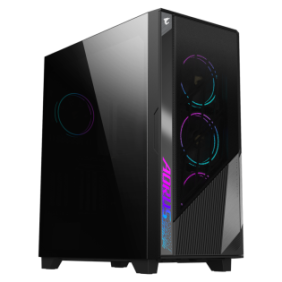 Carcasa gigabyte aorus c500 glass mid tower fara sursa mini itx / micro atx /