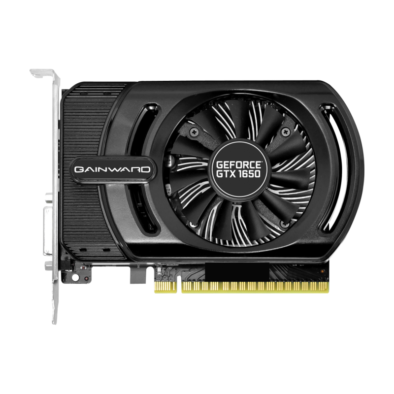 Placa video gainward geforce gtx 1650 pegasus 4gb  gpu clockspeed  1665 mhz memory  4gb gddr5