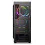 Carcasa sharkoon rgb wave expansion slots 7 tempered glass ventilatoare fata 3x 120 mm spate