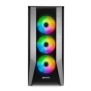 Carcasa sharkoon tg7m rgb no psu expansion slots 7 tempered glass ventilatoare fata 3x 120