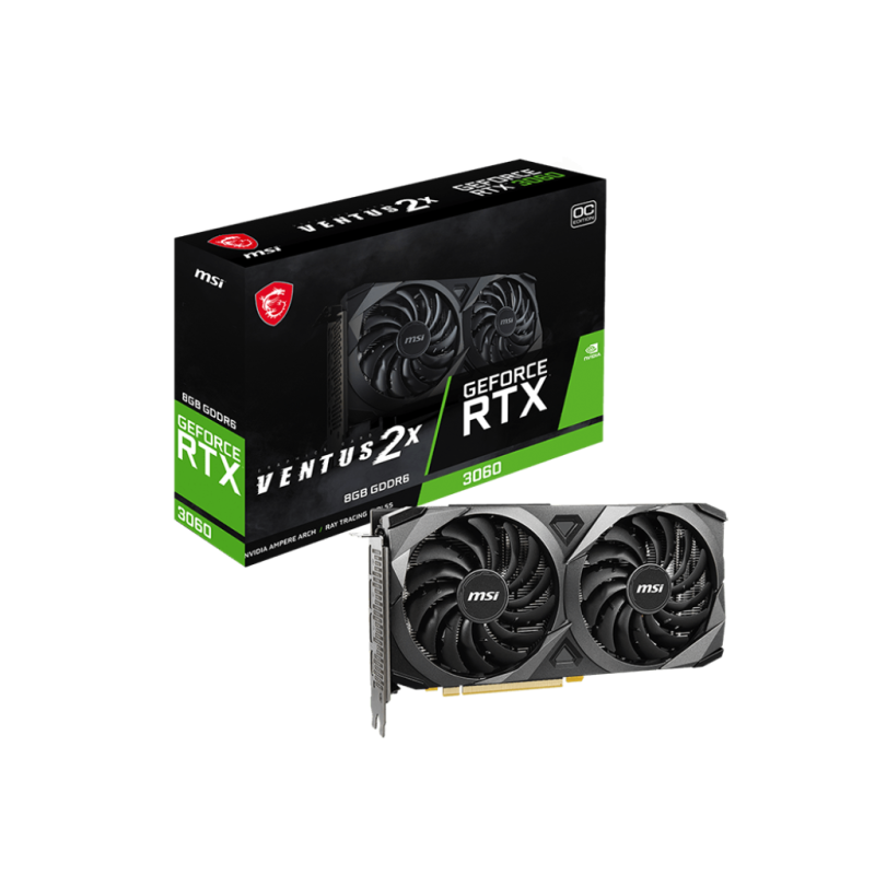 Placa video msi geforce rtx 3060 ventus 2x 8g oc  specifications model name geforce rtx™