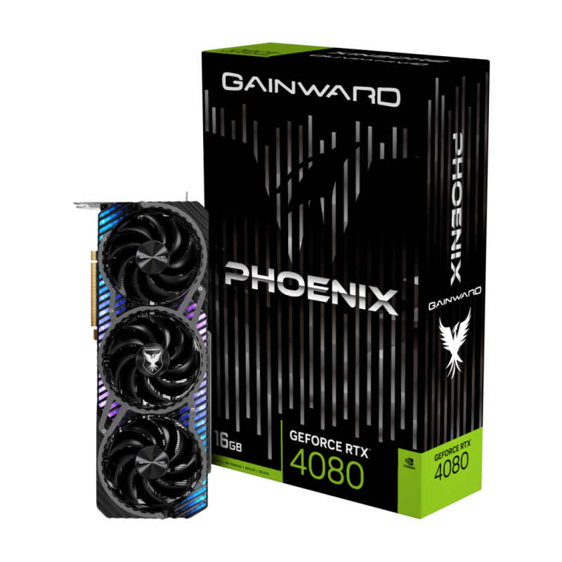 Placa video gainward geforce rtx 4080 phoenix 16g gddr6x 256bit pcie gen 4 3x displayport