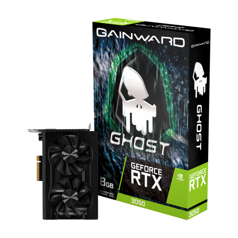 Placa video gainward geforce rtx 3050 ghost 8gb gddr6 128bit pcie gen 4 1x displayport