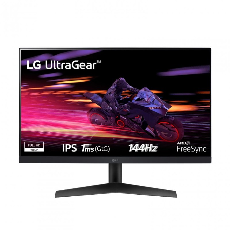 Monitor 24gn60r-b 23.8 inch panel type: ips backlight:  resolution:1920x1080 aspect ratio: 16:9 refresh rate:144hz response