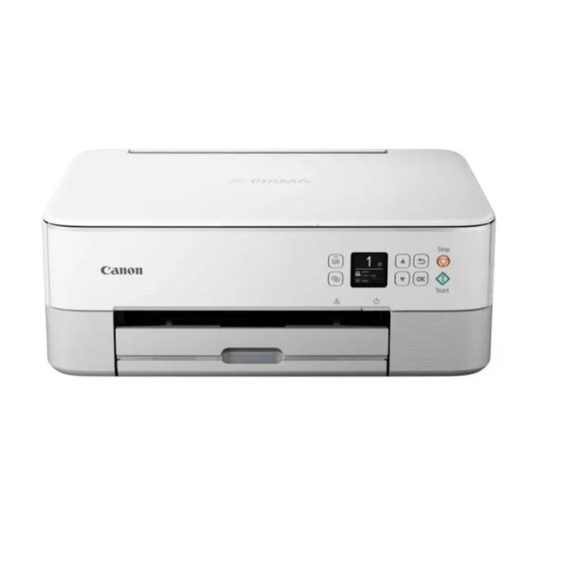 Multifunctional inkjet color canon pixma ts5351awh white dimensiune a4 (printare copiere scanare) viteza 13ipm alb-negru