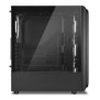 Carcasa sharkoon tk5m rgb no psu expansion slots 7 tempered glass ventilatoare fata 3x 120