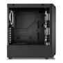 Carcasa sharkoon tk5m rgb no psu expansion slots 7 tempered glass ventilatoare fata 3x 120