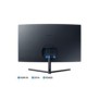 Monitor samsung lu32r590cwpxen 32 inch curvature: 1500r  panel type:va resolution: 3840 x 2160 aspect ratio: