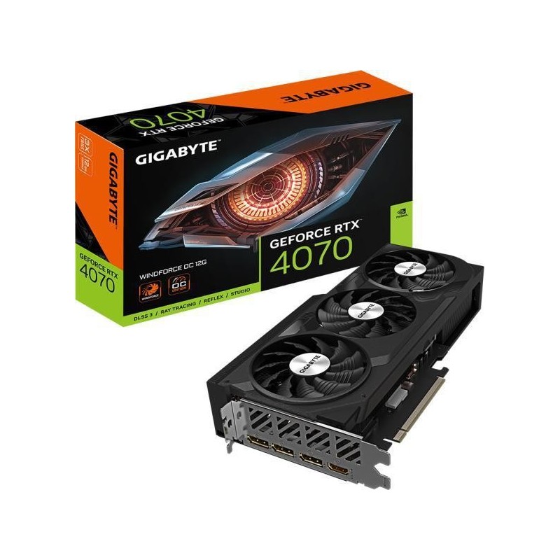 Placa video gigabyte geforce rtx 4070 windforce oc 12gb