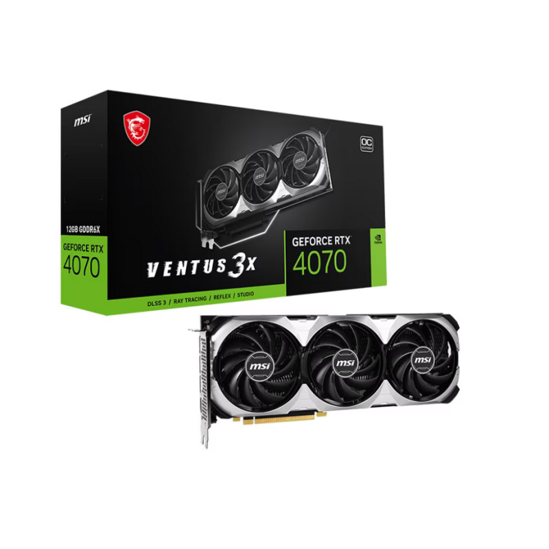 Placa video msi geforce rtx 4070 12gb ventus 3x oc