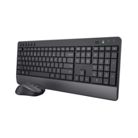 Trust trezo kit tastatura + mouse wireless   sustainability plastic material abs sustainability method pcr recycled