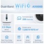 Tp-link ax6000 whole home mesh wi-fi 6 system deco x80(3-pack) dual- band standarde wireless: ieee