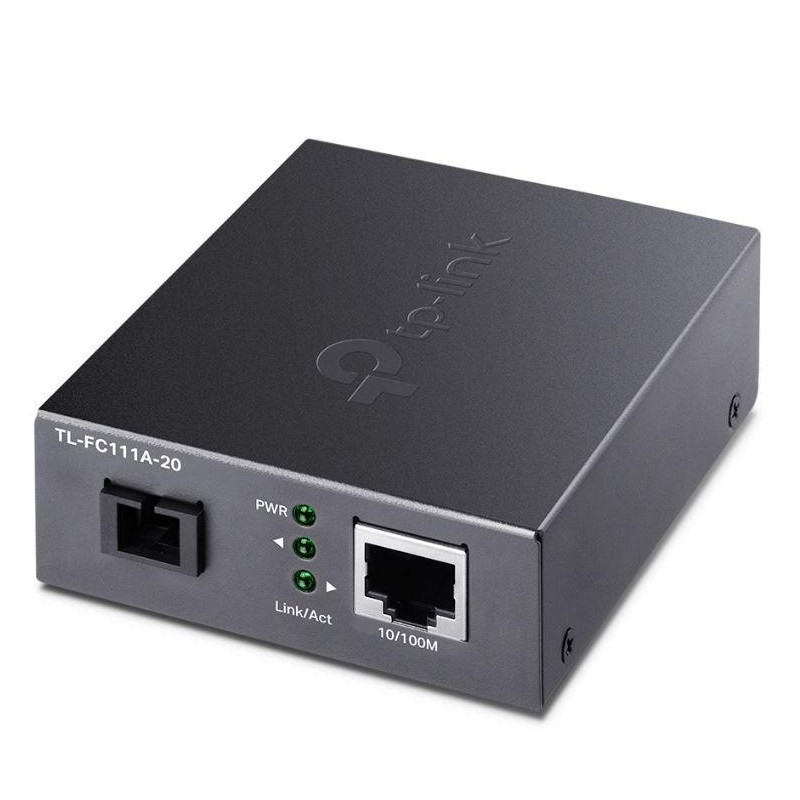 Tp-link 10/100 wdm media converter standarde si protocoale: ieee802.3 ieee802.3i ieee802.3u interfata: 1× 100 mbps