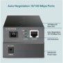 Tp-link 10/100 wdm media converter standarde si protocoale: ieee802.3 ieee802.3i ieee802.3u interfata: 1× 100 mbps