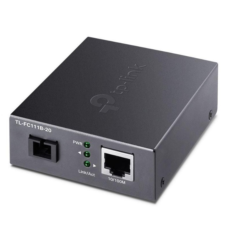 Tp-link 10/100 wdm media converter tl-fc111b-20  standarde si protocoale: ieee802.3 ieee802.3i ieee802.3u interfata: 1× 100