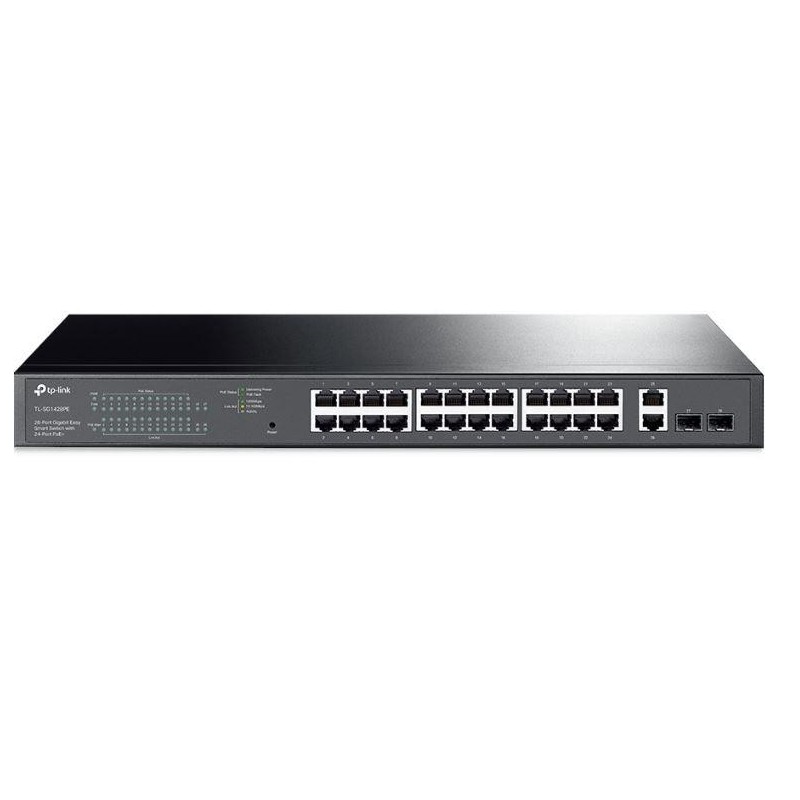 Tp-link 28-port gigabit easy smart switch with 24-port poe+ standarde și protocoale: ieee 802.3 ieee