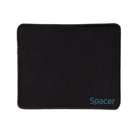 Mouse pad spacer sp-pad-s cauciuc si material textil cusut pe margine 220x180x2mm negru