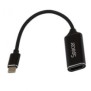 Cablu spacer usb 3.1 tip-c (t) la hdmi (t) 15cm  rezolutie maxim 4k@ 30hz negru