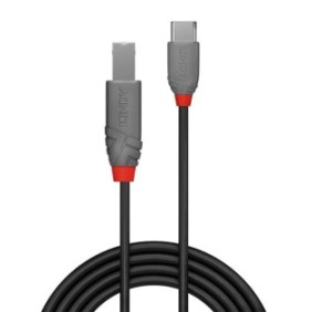 Cablu lindy 2m usb 2.0 tip a la tip b suporta viteze de transfer de