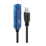 Lindy cablu usb 3.0 ext. activ pro 20m