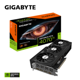 Placa video gigabyte geforce rtx 4070 ti windforce oc 12gb gddr6x 192bit 3x displayport 1.4a