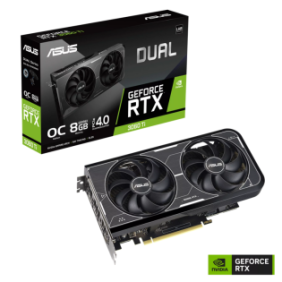 Placa video asus nvidia geforce dual rtx 3060 ti 8g oc gddr6x 256bit 1680mhz boost