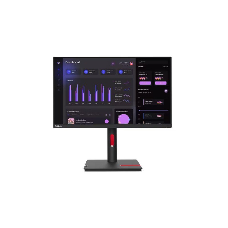 Monitor lenovo thinkvision t24i-30 23.8 fhd (1920x1080) ips wled anti-glare 16:9 dot / pixel per