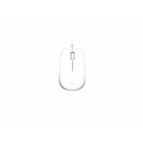 Mouse serioux cu fir optic noblesse 9800m 1000dpi alb-gri ambidextru blister cablu 1.6m usb