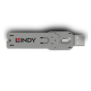 Lindy usb type a port blocker key alb