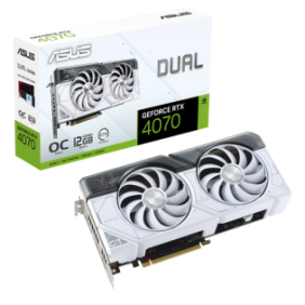 Placa video asus tuf rtx 4070 oc 12g gaming white