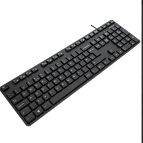 Targus tastatura antimicobiala cu fir 108 taste layout uk negru