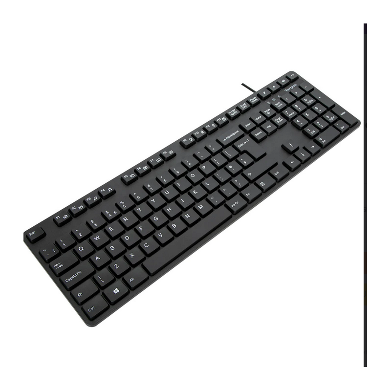 Targus tastatura antimicobiala cu fir 108 taste layout uk negru