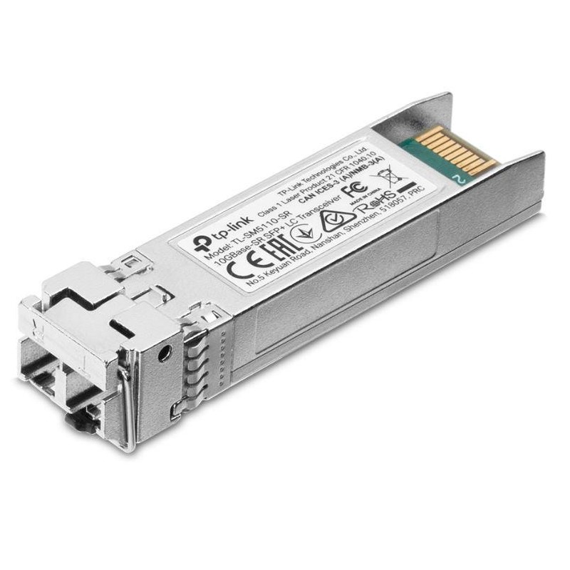 Modul sfp tp-link 10gbase-sr multi-mode sfp+ lc transceiver tl-sm5110- sr standarde si protocoale: ieee 802.3ae