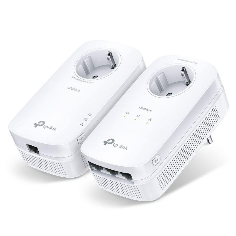 Tp-link kit gigabit powerline passthrough cu 3 porturi av1300 tl- pa8033p kit standarde si protocoale: