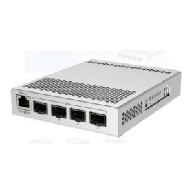 Mikrotik crs305-1g-4s+out fiberbox plus procesor: 800 mhz dual core sistem operare: routeros v7 / swos