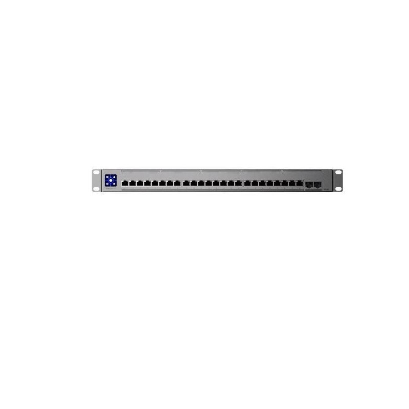 Ubiquiti unifi switch usw-enterprise-24 interfata:  24 x 10gbe rj45 2 x 25g sfp28 smb layer