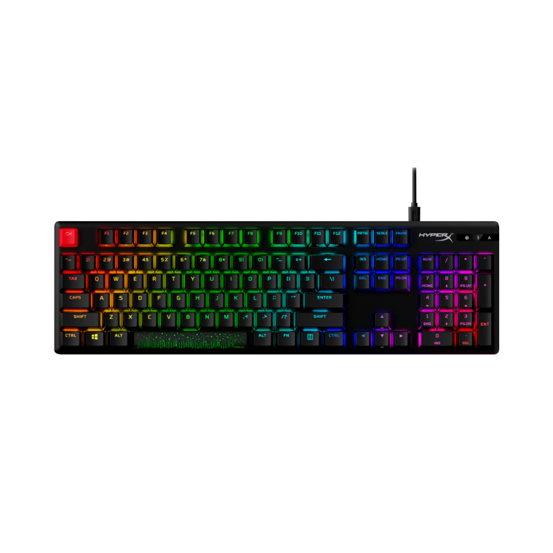 Tastatura hp hyperx alloy origins core pbt tastatura mecanica cablu usb type-c detasabil iluminare rgb